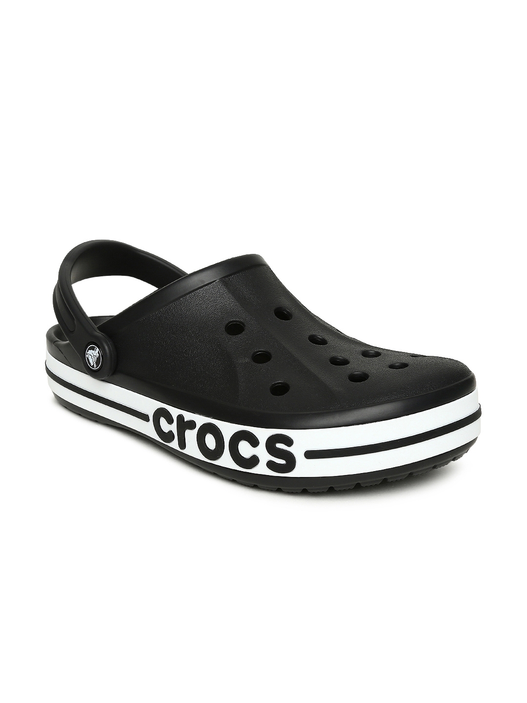 Buy Crocs Unisex Black Bayaband Clogs - Flip Flops for Unisex 2211500 ...