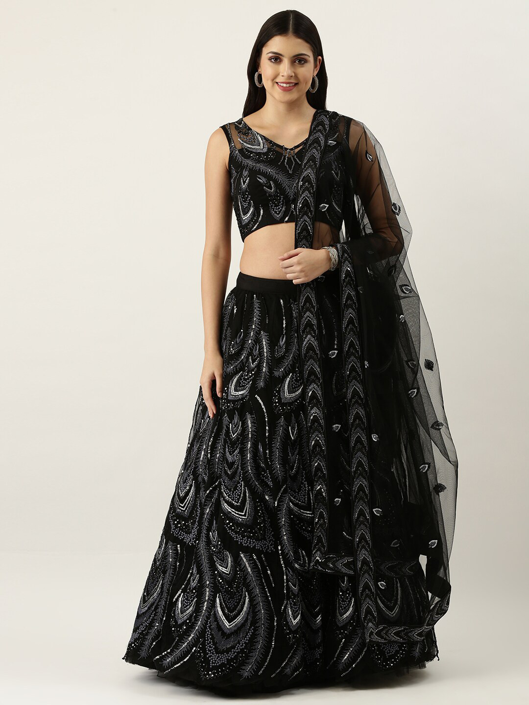 Brandy Punch Lehenga style Choli Semi-Stitched Lehenga Choli main image 1