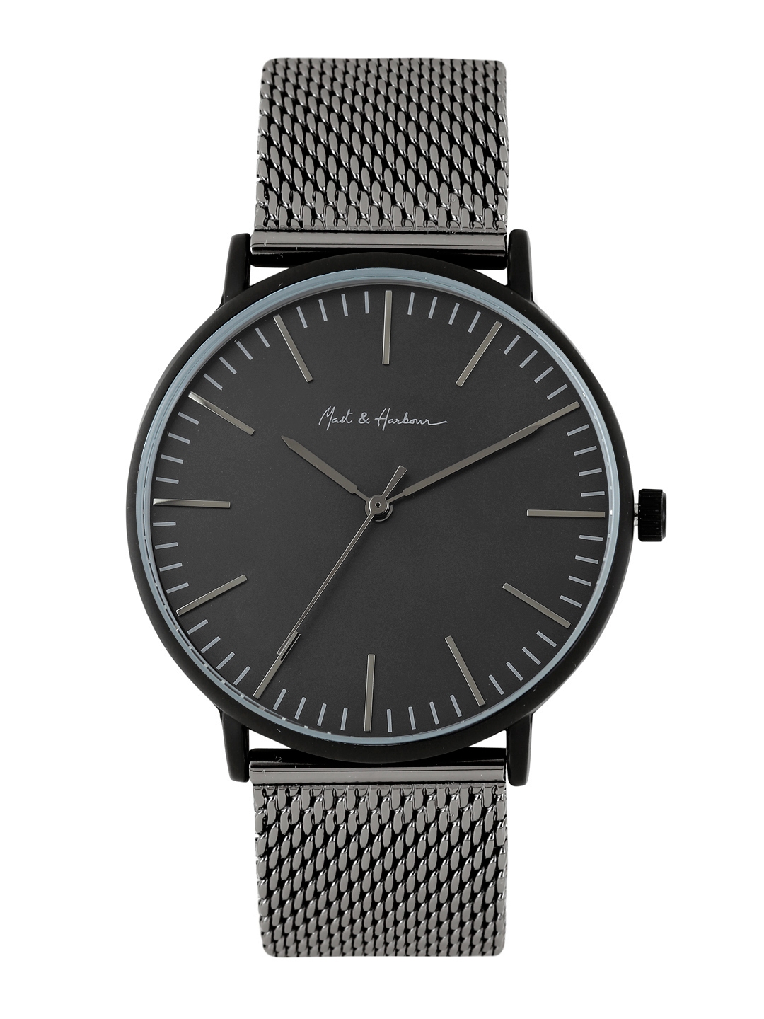Buy Mast Harbour Unisex Black Analogue Watch MFB PN WTH S9665G