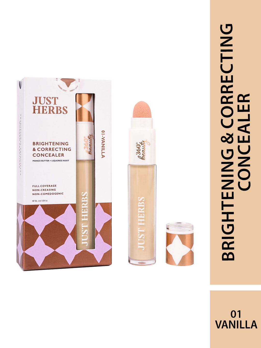 Buy Just Herbs 360deg Beauty Full Coverage Brightening & Correcting