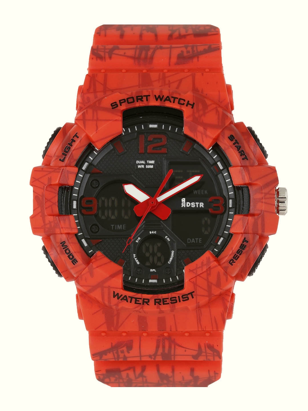 roadster analogue and digital watch