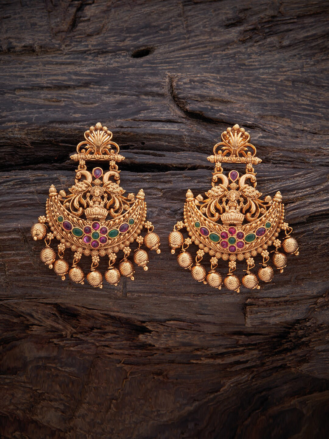Buy Kushal's Fashion Jewellery Contemporary Antique Drop Earrings