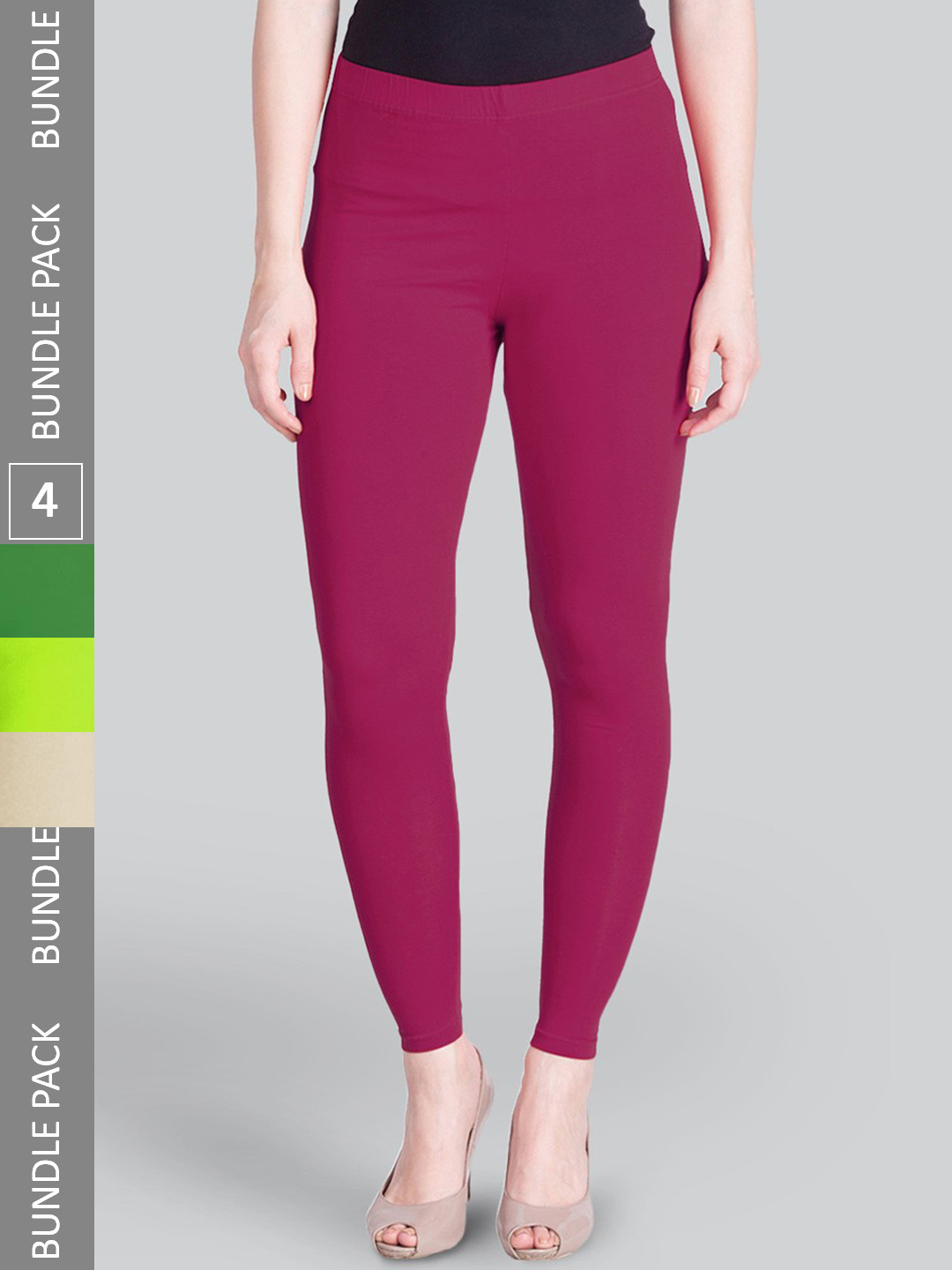 Buy LYRA Pack Of 4 Ankle Length Premium Leggings Leggings for Women