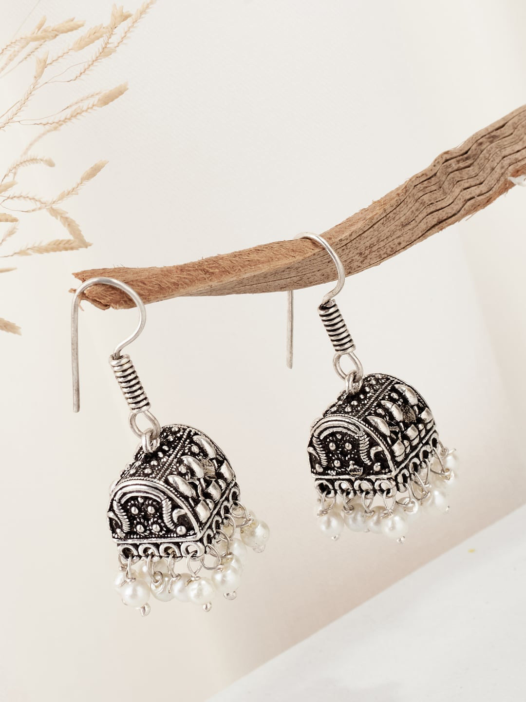 Fabindia silver jhumkas clearance