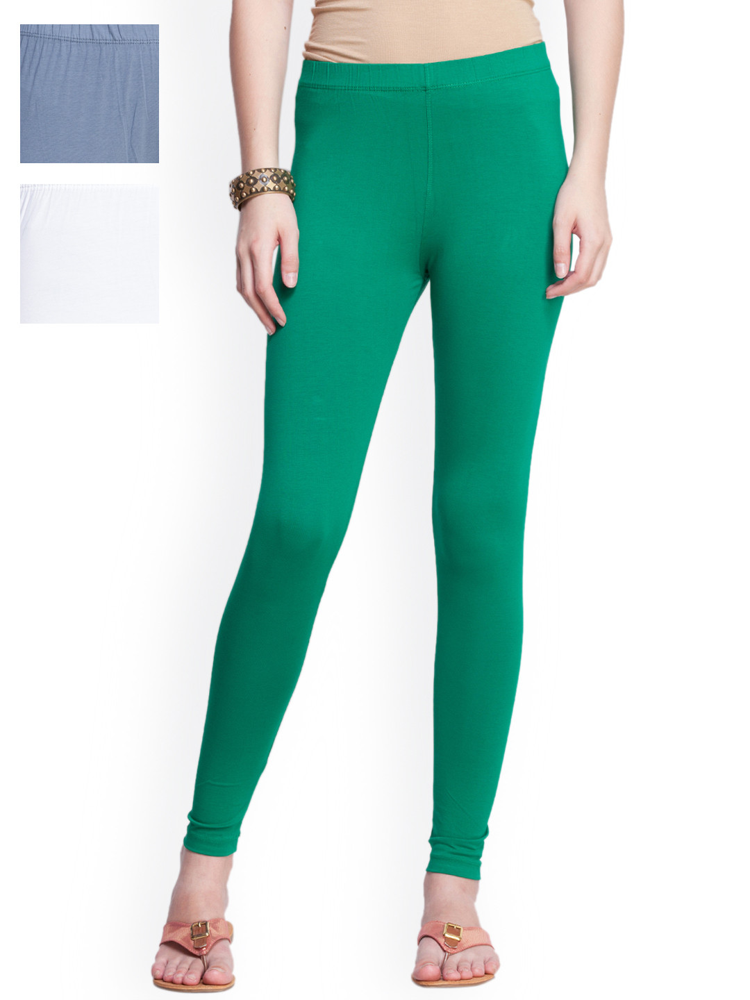 Buy Dollar Missy Pack Of 3 Churidar Leggings Leggings for Women