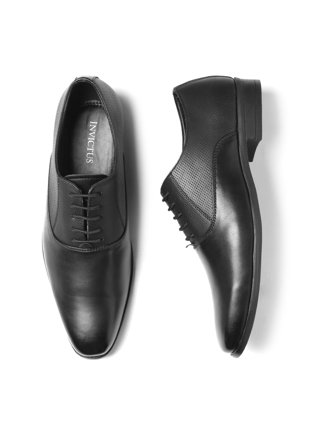 invictus black formal shoes