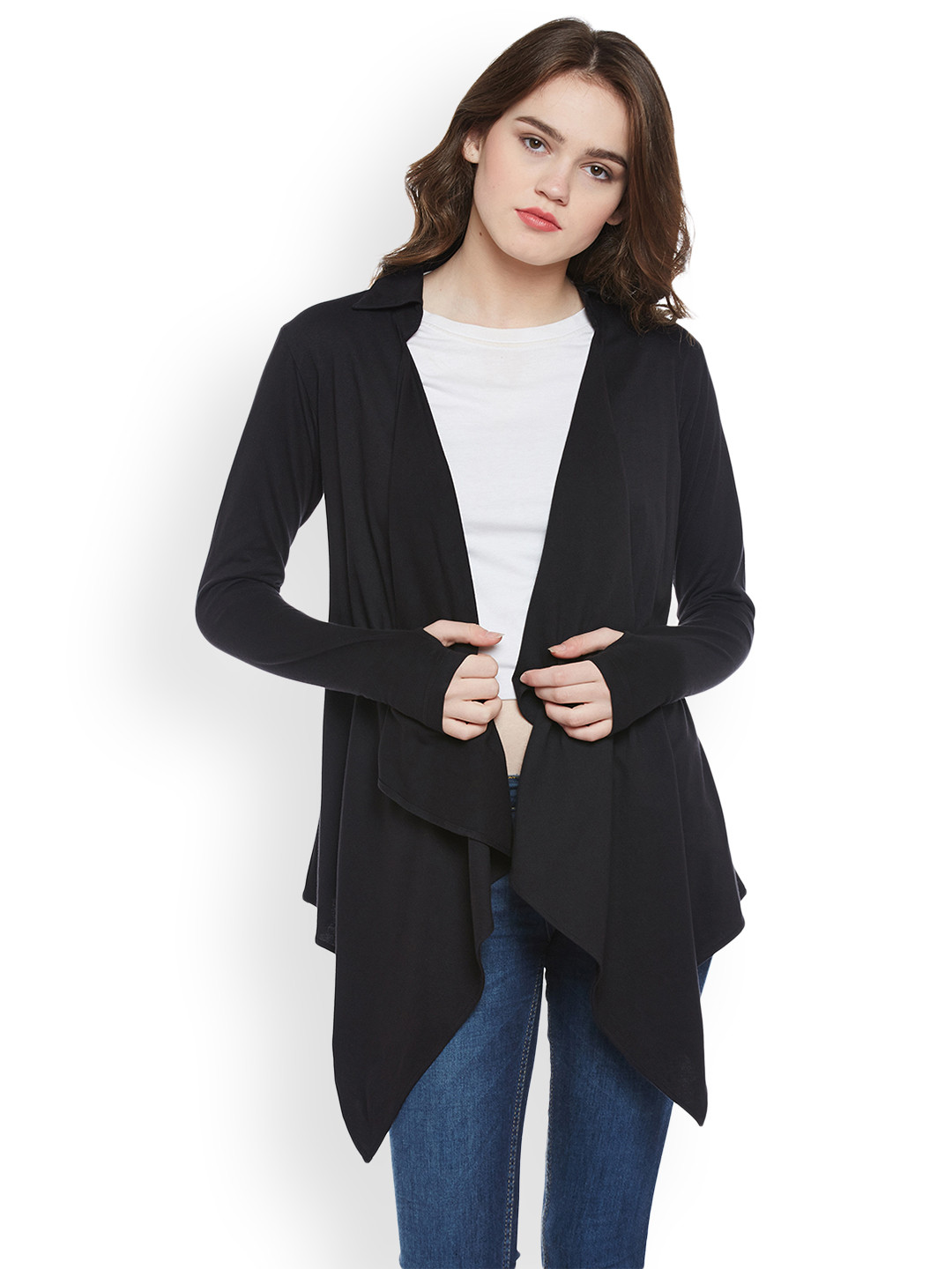 Buy Hypernation Women Black Shrug Shrug for Women 2213859 Myntra