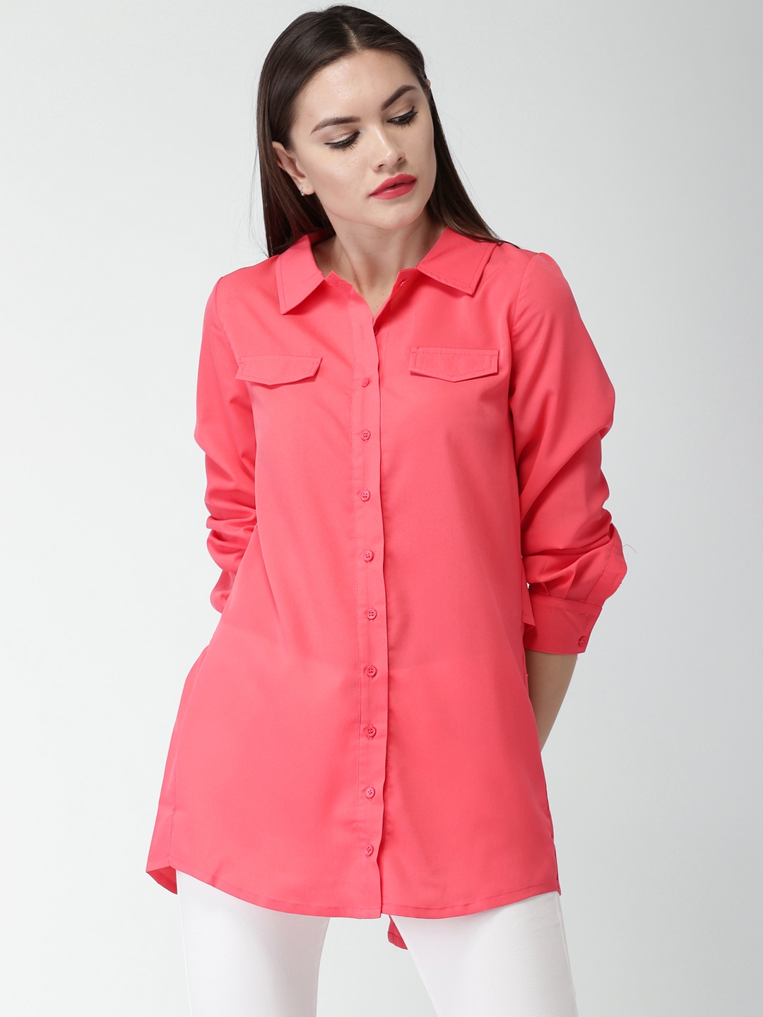 mast and harbour pink shirt
