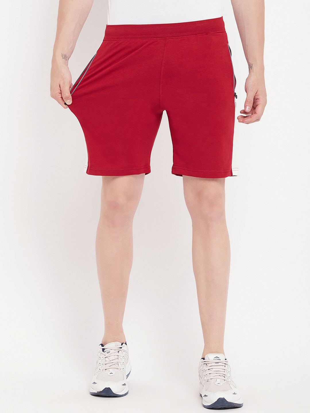 Buy Okane Men Maroon Shorts Shorts for Men 22145450 Myntra