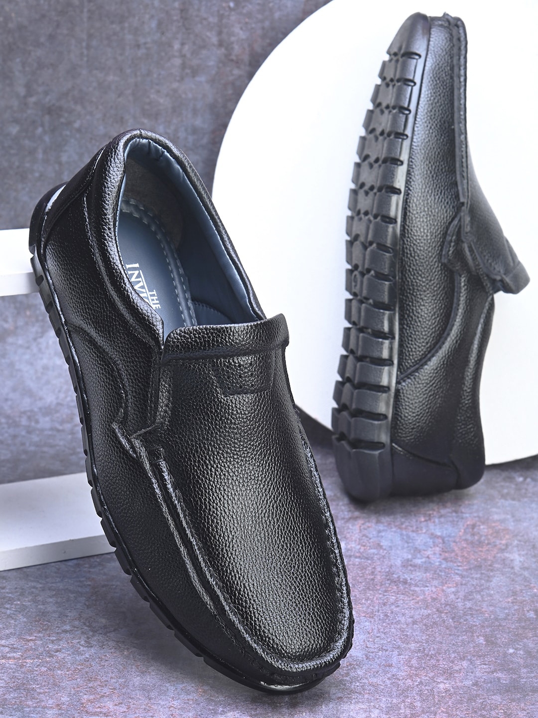 Buy INVICTUS Men Square Toe Formal Slip On Shoes - Formal Shoes for Men ...
