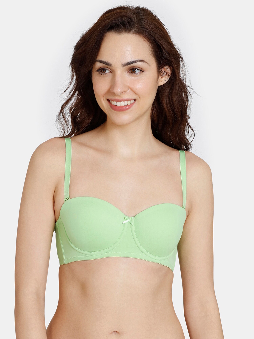 Buy Zivame Lightly Padded Underwired Seamless All Day Comfort Balconette Bra Bra For Women 