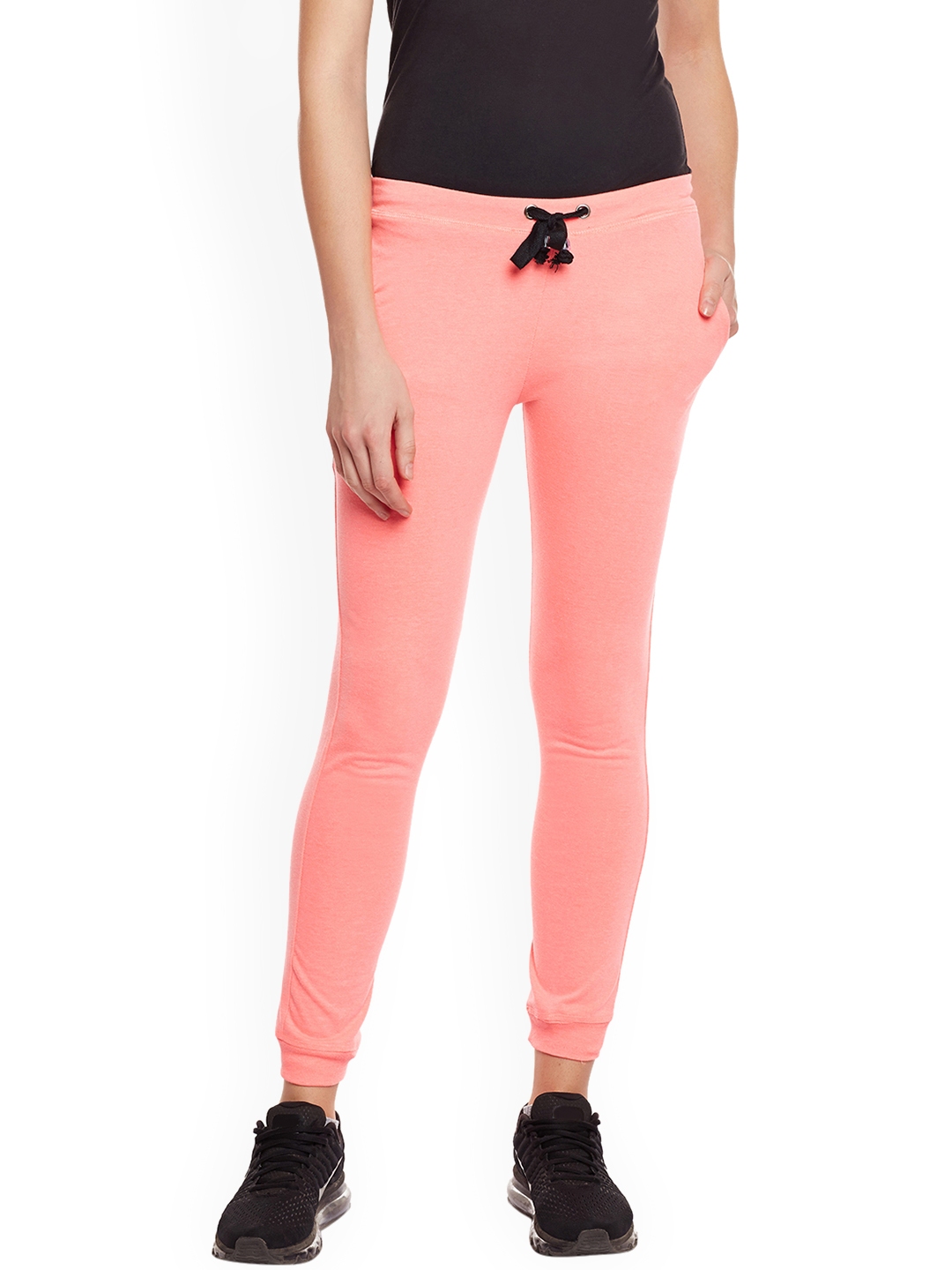 peach joggers