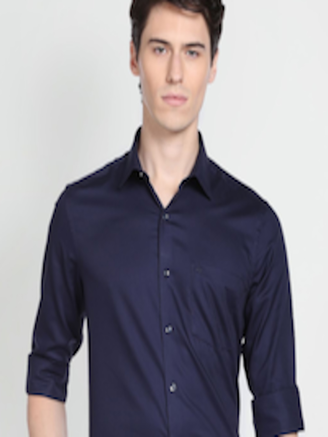 Buy Arrow Slim Fit Geometric Printed Pure Cotton Formal Shirt - Shirts ...