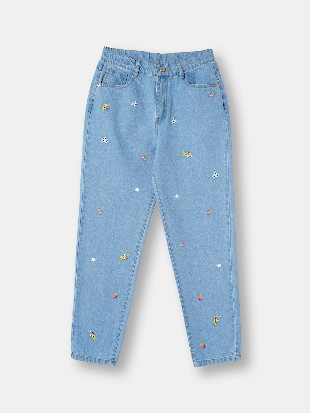 Buy R&B Girls Mid Rise Cotton Jeans for Girls 22163474 Myntra