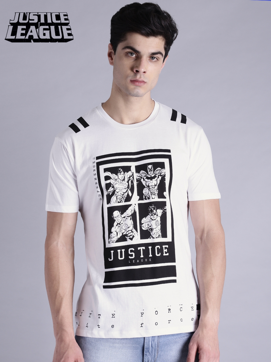 justice white shirt