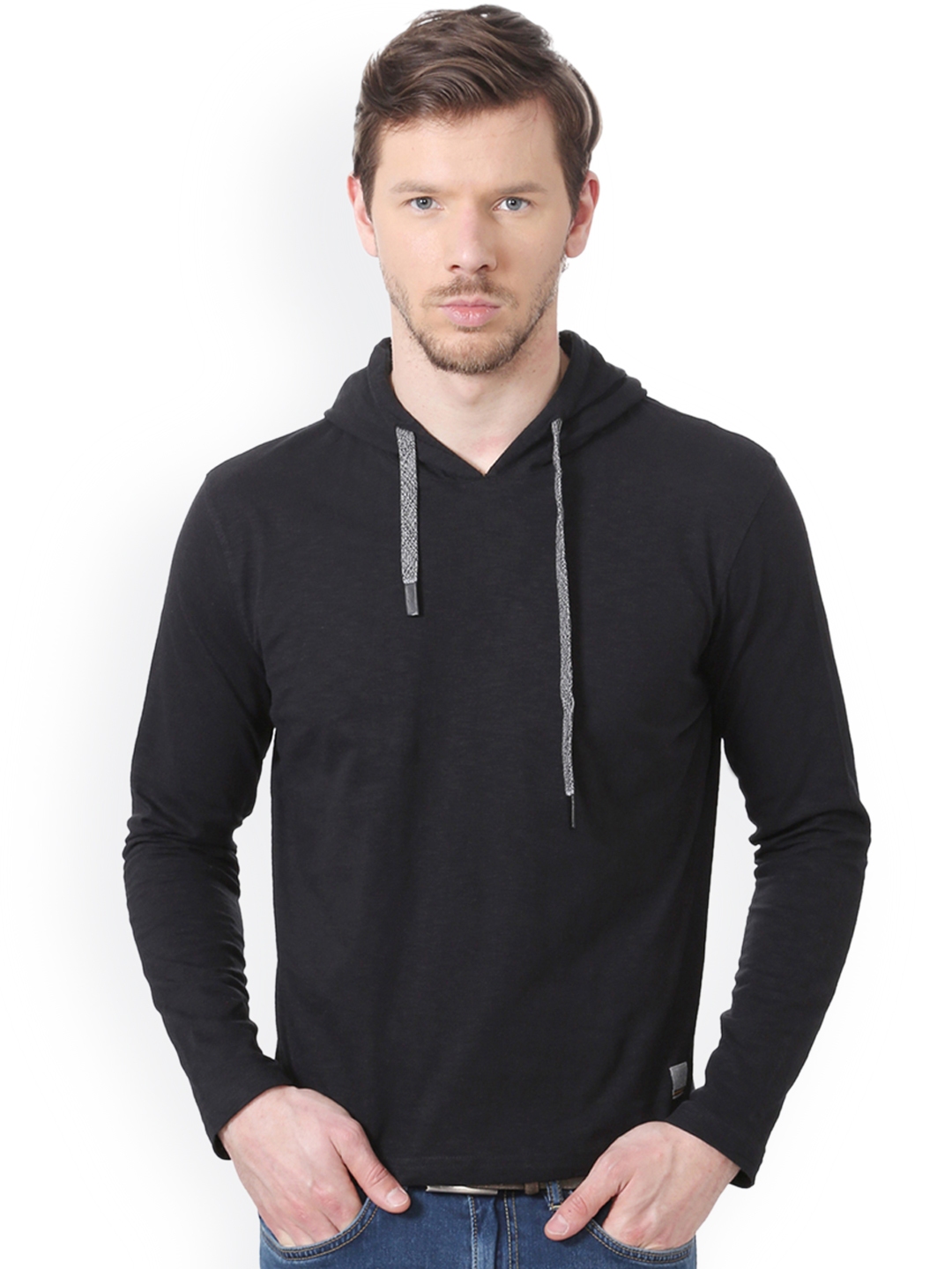 peter england shirts black