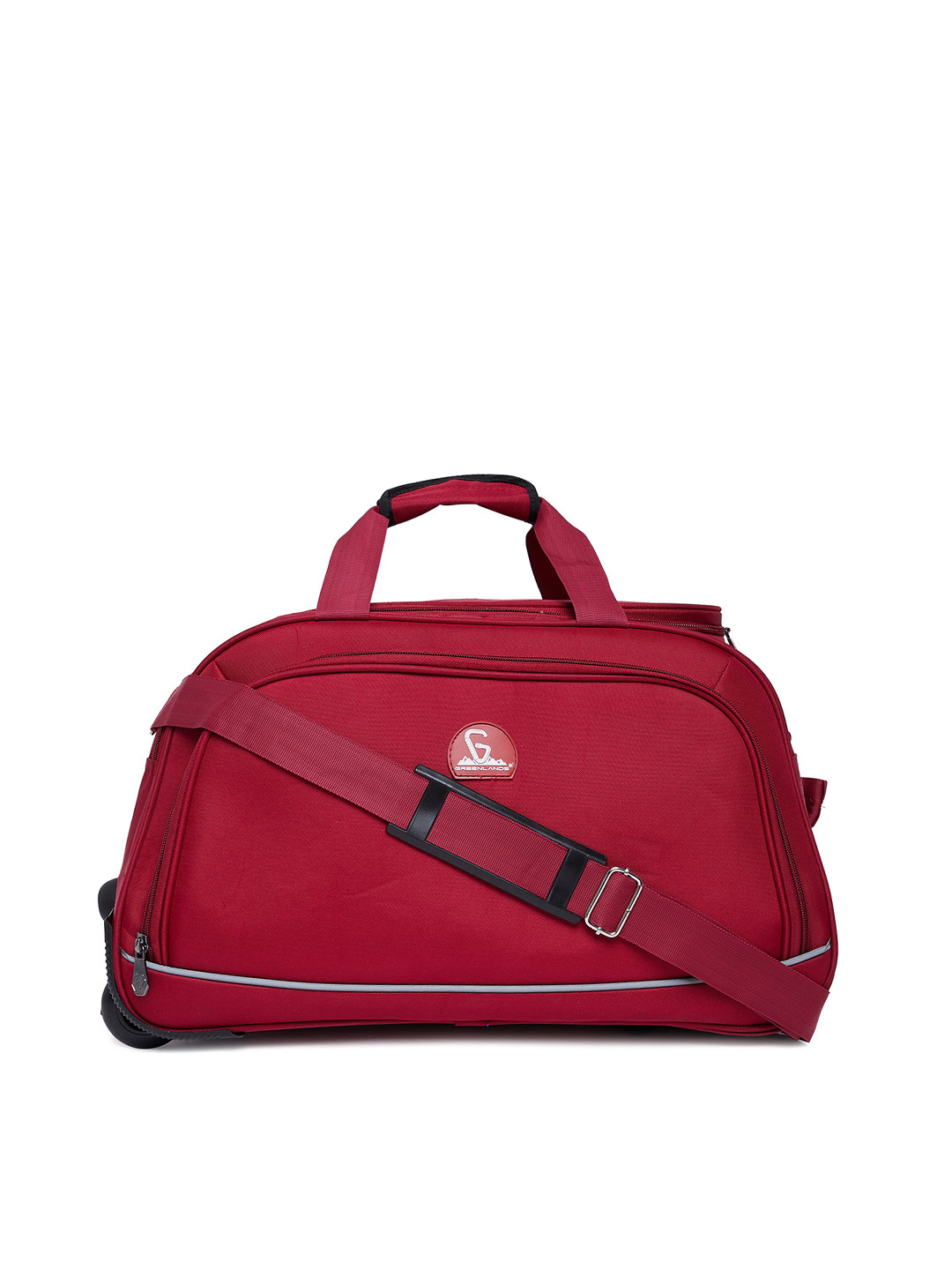 Buy GREENLANDS Soft Sided Medium Trolley Duffle Bag Duffel Bag for