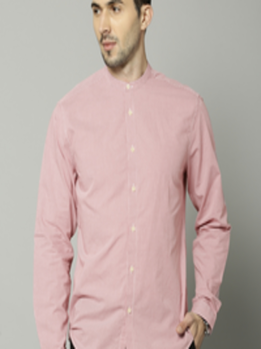 Buy Marks & Spencer Men Pink Regular Fit Checked Casual Shirt - Shirts ...