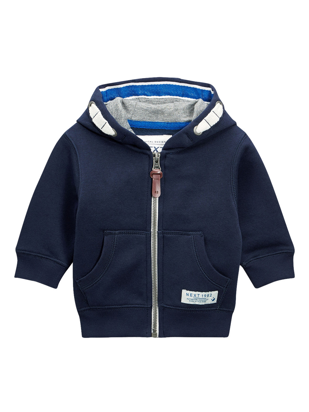 Buy NEXT Boys Navy Blue Solid Hooded Sweatshirt - Sweatshirts for Boys ...