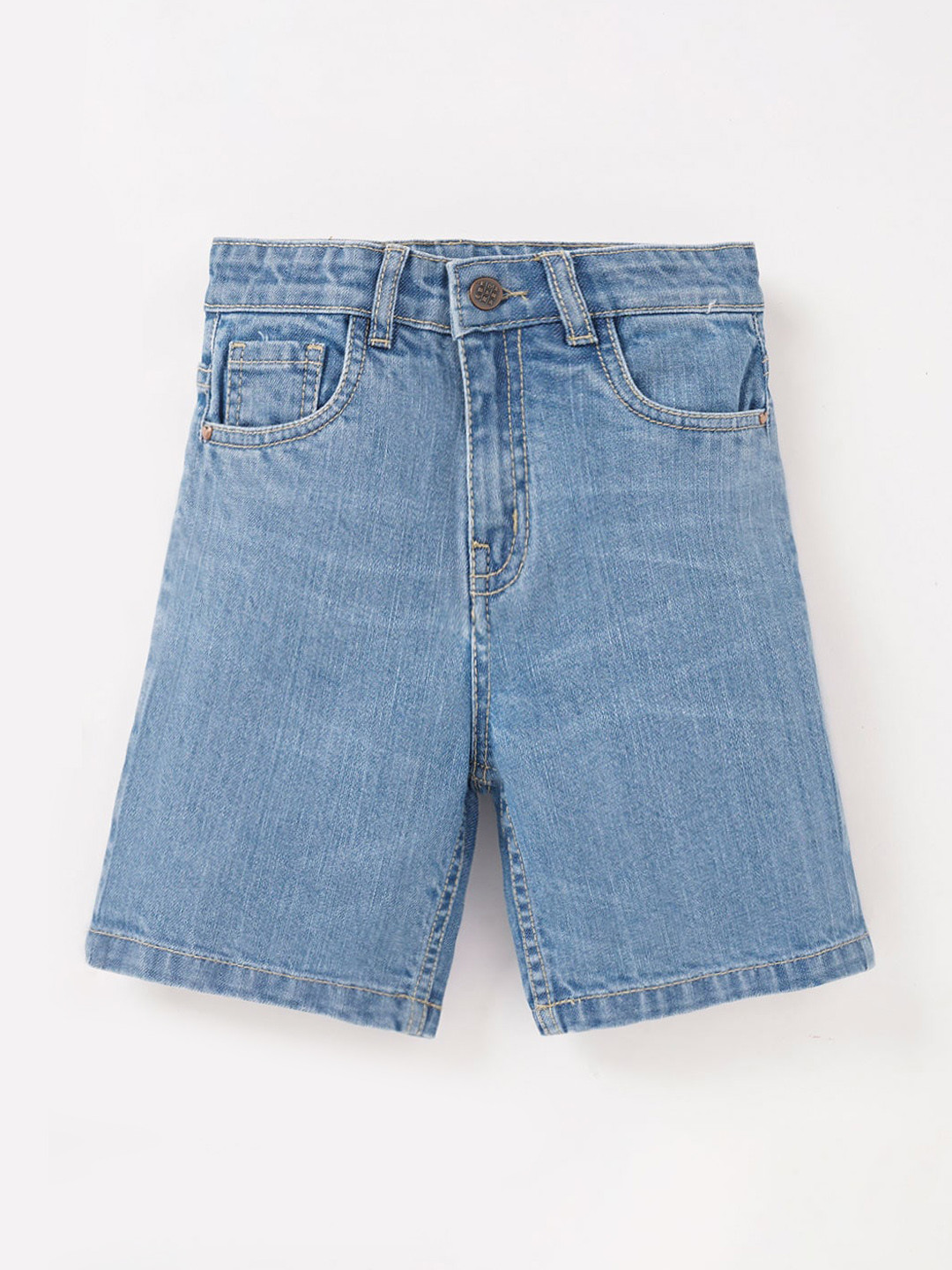 Buy Ed A Mamma Boys Mid Rise Cotton Denim Shorts Shorts for Boys