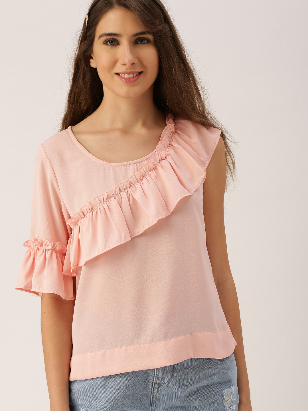 womens dressy pink tops