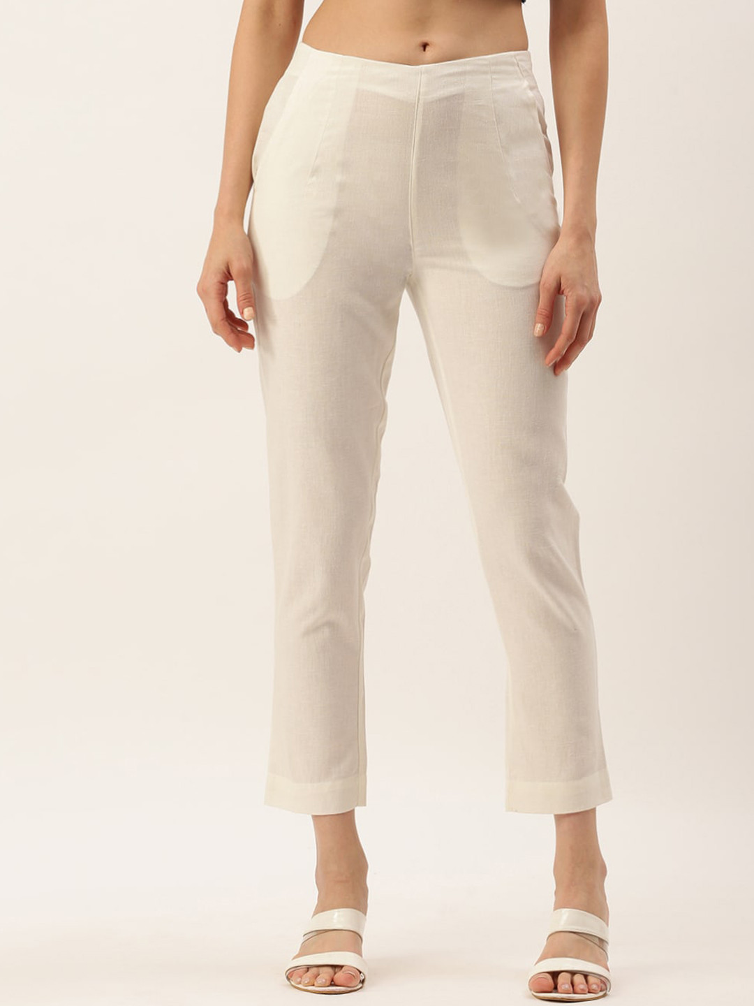 De Moza Women's Cigarette Pant Grey main image 1
