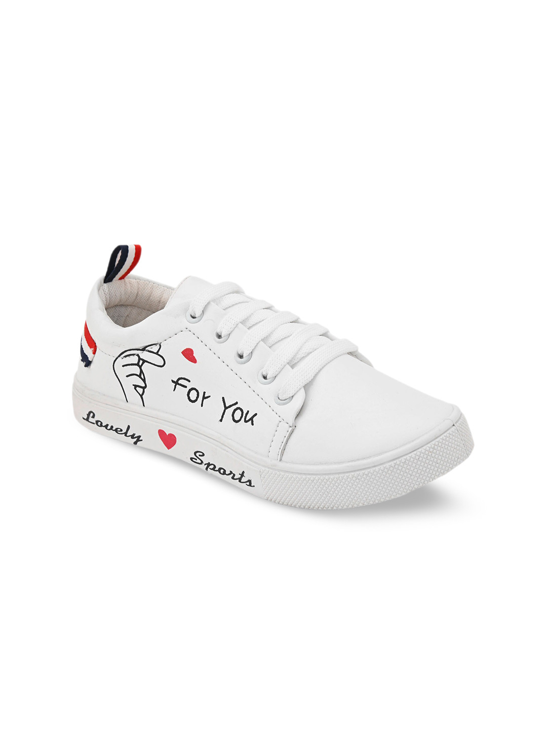 kraasa white sneakers