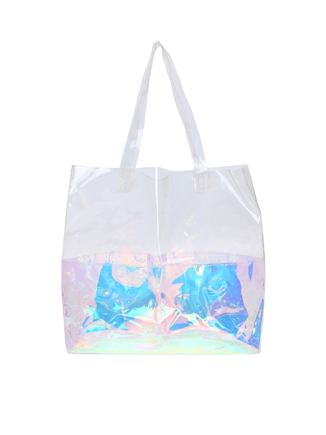 Buy FOREVER 21 Multicoloured Solid Tote Bag - Handbags for Women ...
