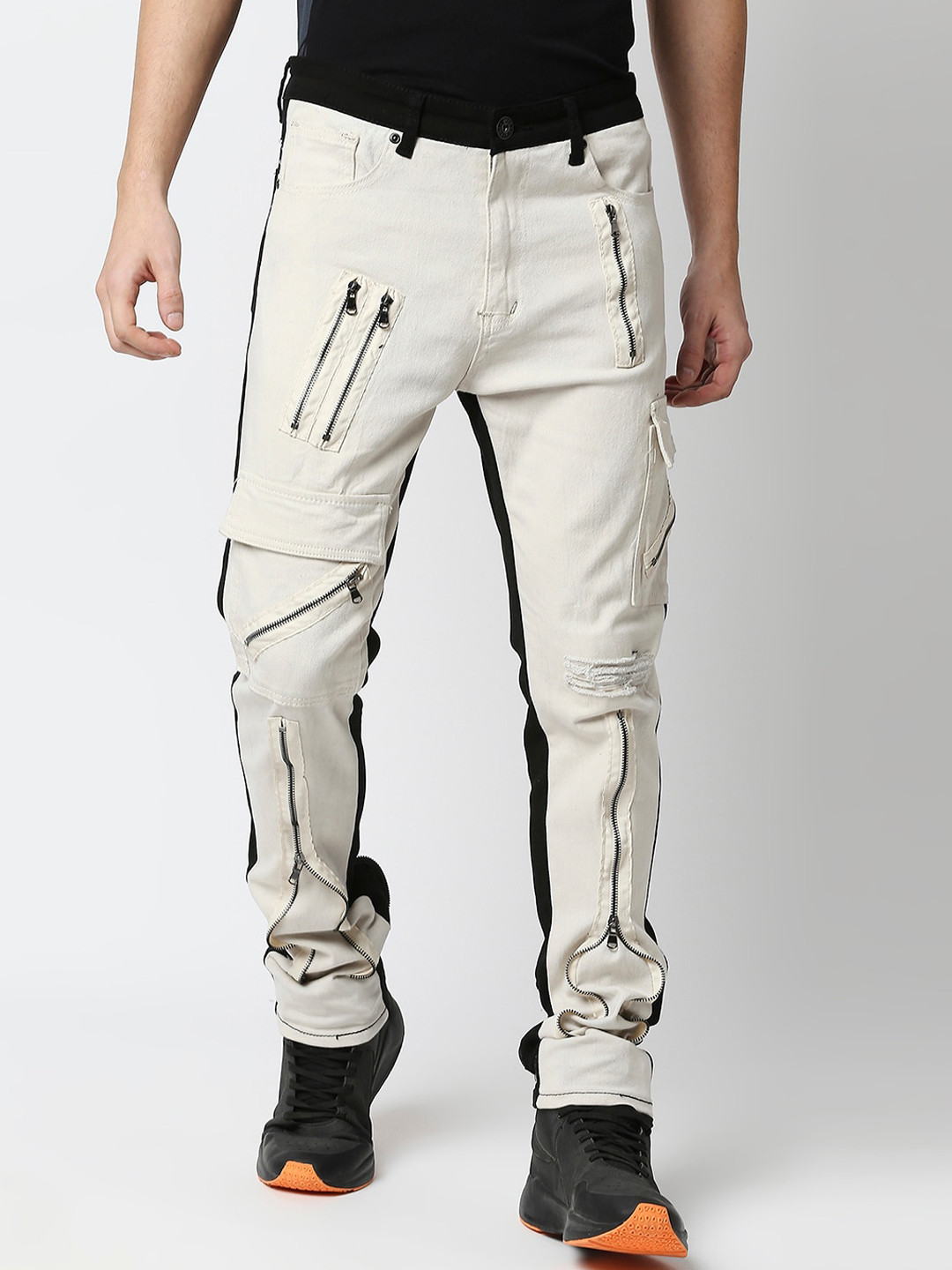 Buy WAIMEA Men Skinny Fit Low Distress Stretchable Jeans Jeans for