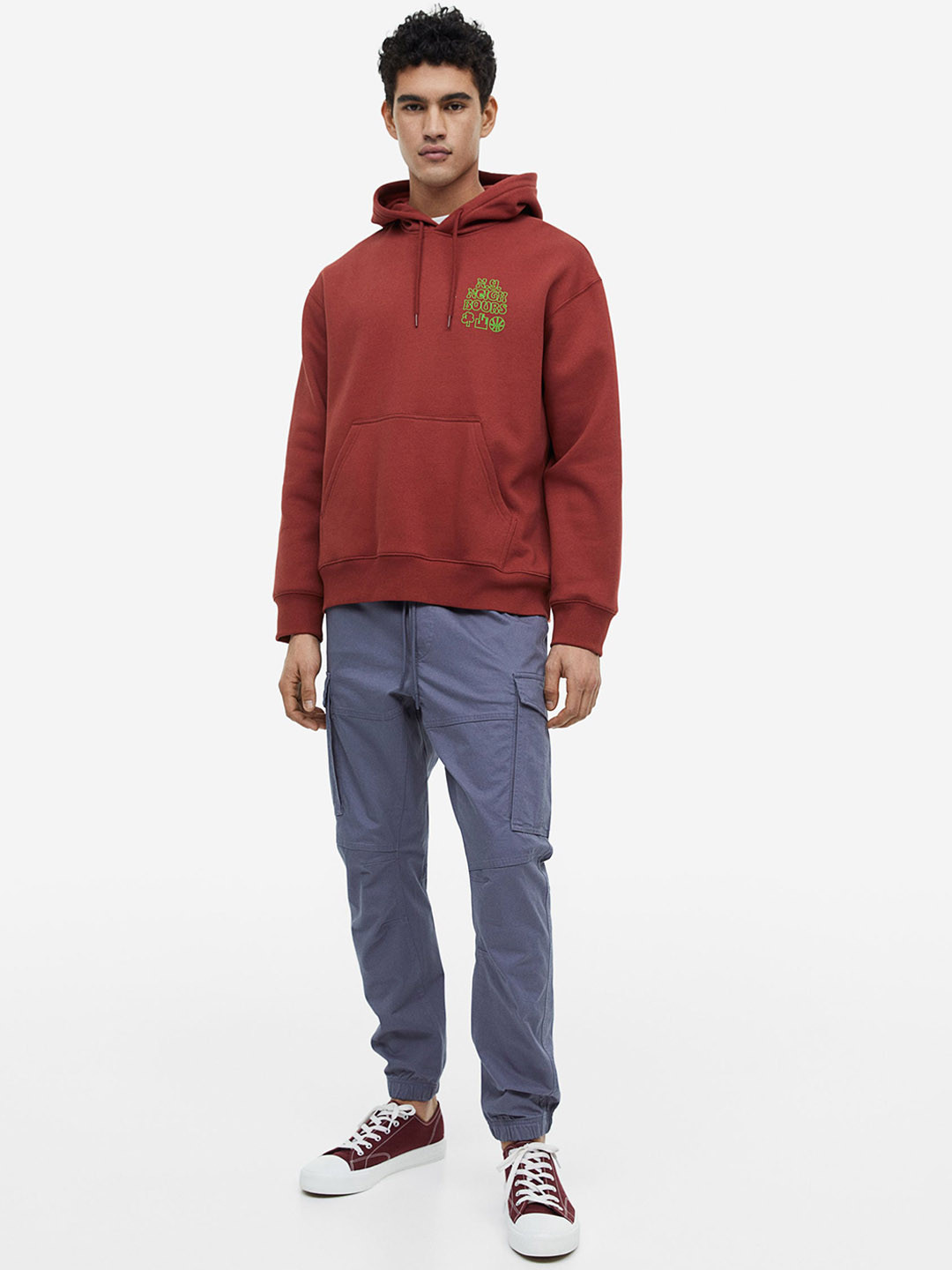 Buy H&M Men Cargo Joggers Trousers for Men 22207460 Myntra