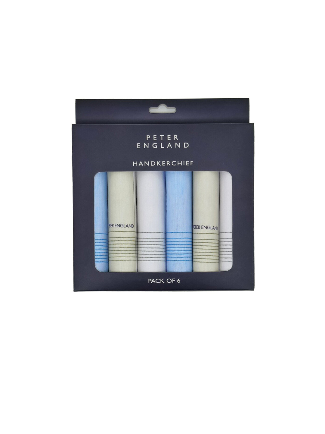 Buy Peter England Men Pack Of 6 Cotton Handkerchiefs Handkerchief for