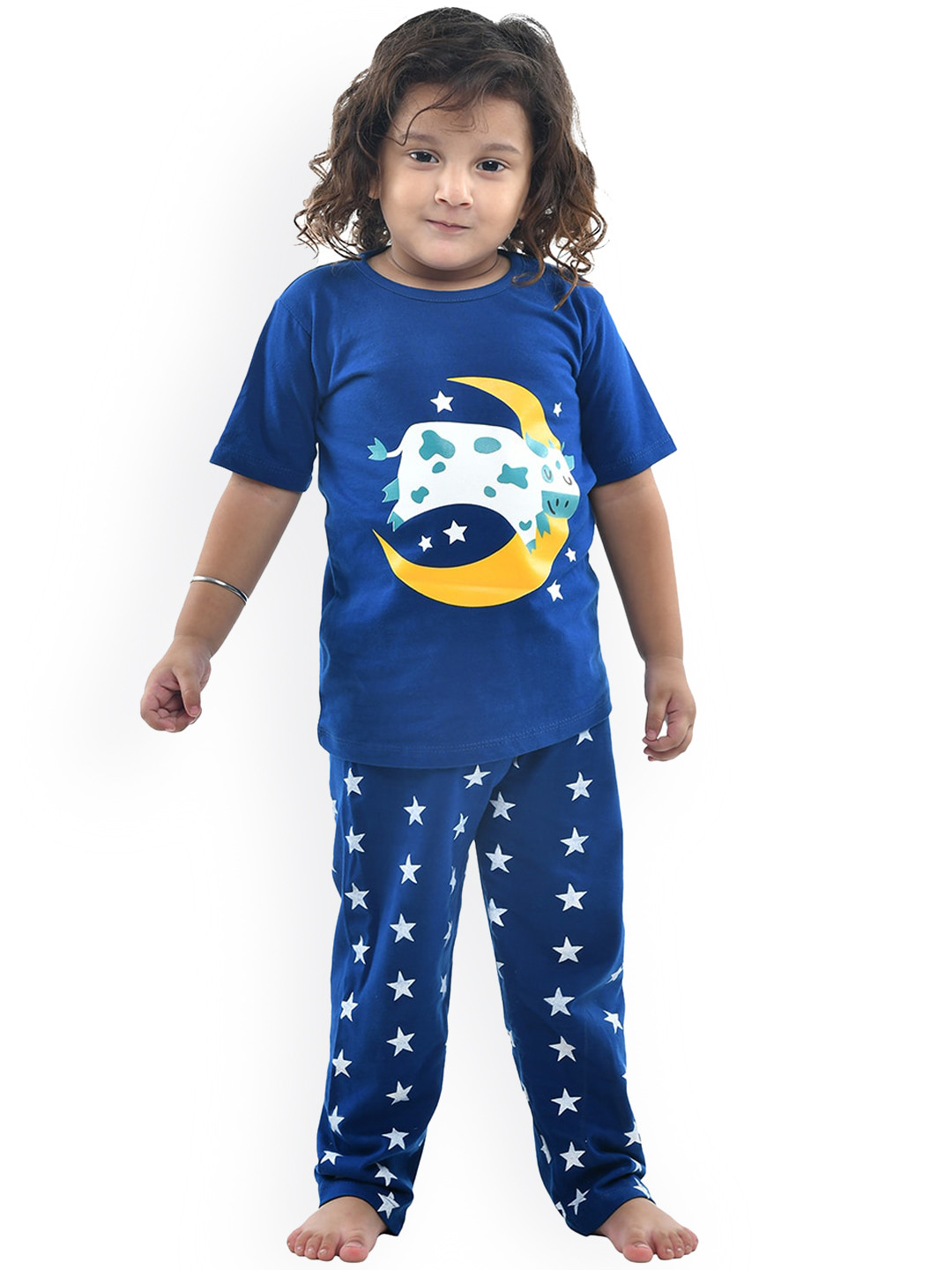 Buy FUNKRAFTS Kids Conversational Printed Pure Cotton Night Suit buy-funkrafts-kids-conversational-printed-pure-cotton-night-suit