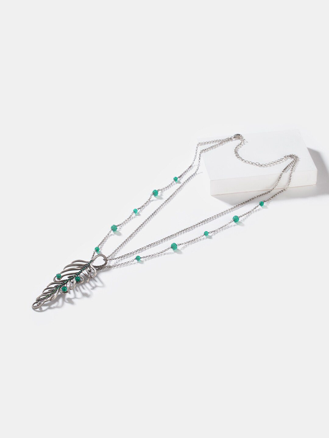 Buy SHAYA Sterling Silver Oxidised Necklace Necklace And Chains for