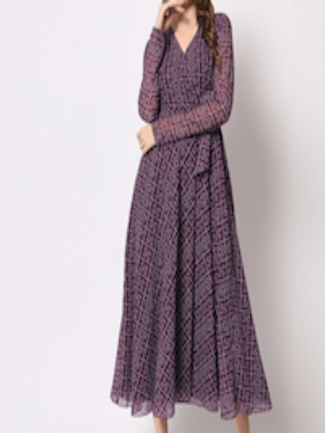 Buy KALINI Printed Georgette Maxi Dress - Dresses for Women 22222480 ...