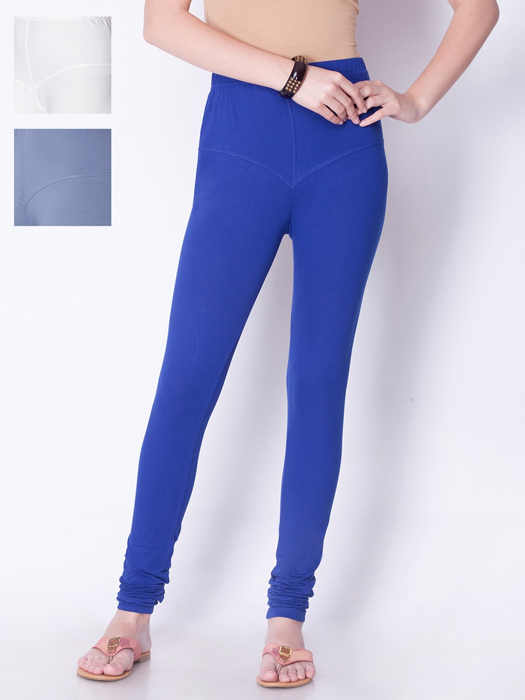 Buy Dollar Missy Pack Of 3 Churidar Leggings Leggings for Women