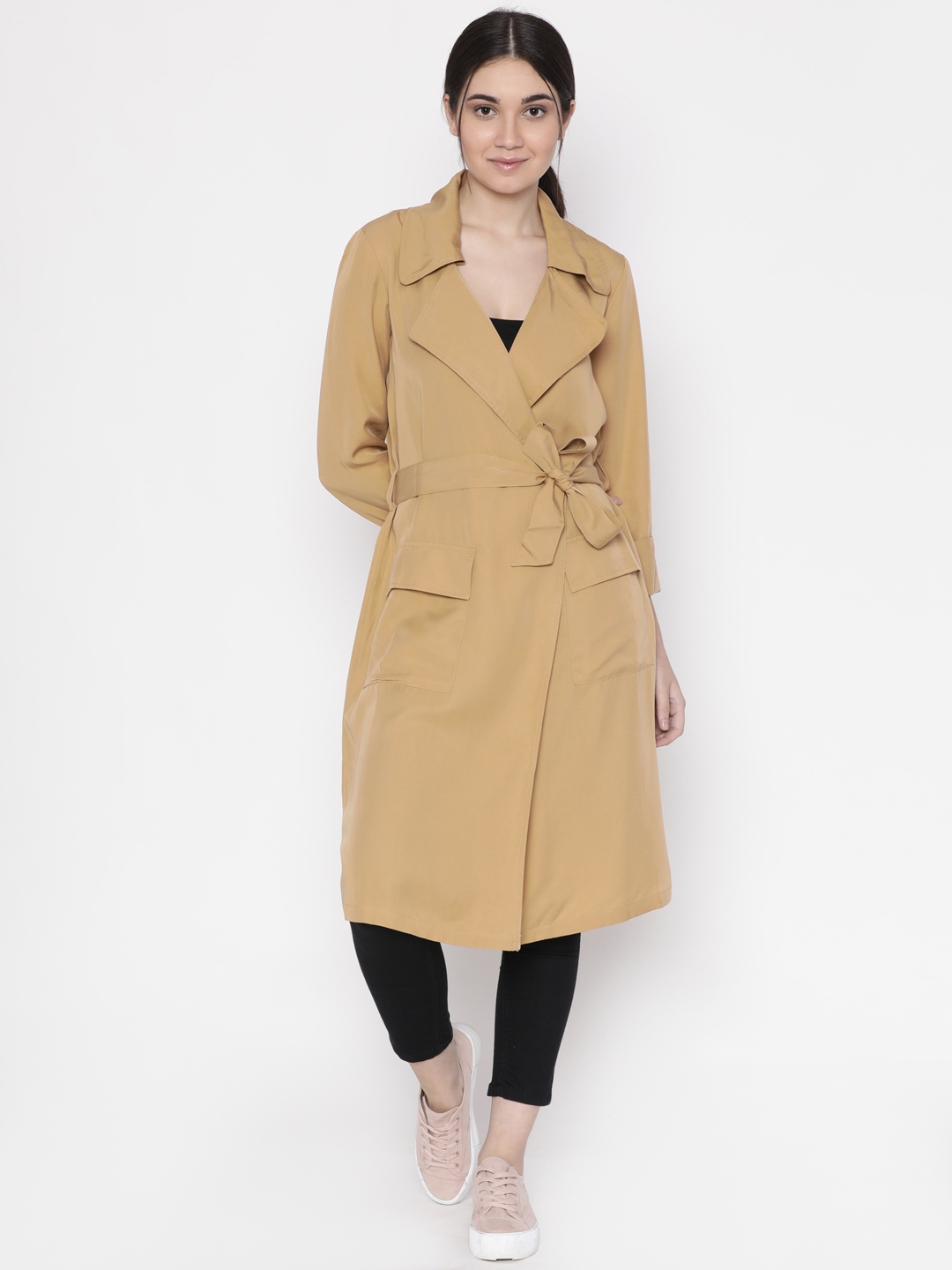 Buy FOREVER 21 Brown Trench Coat Coats for Women 2223533 Myntra