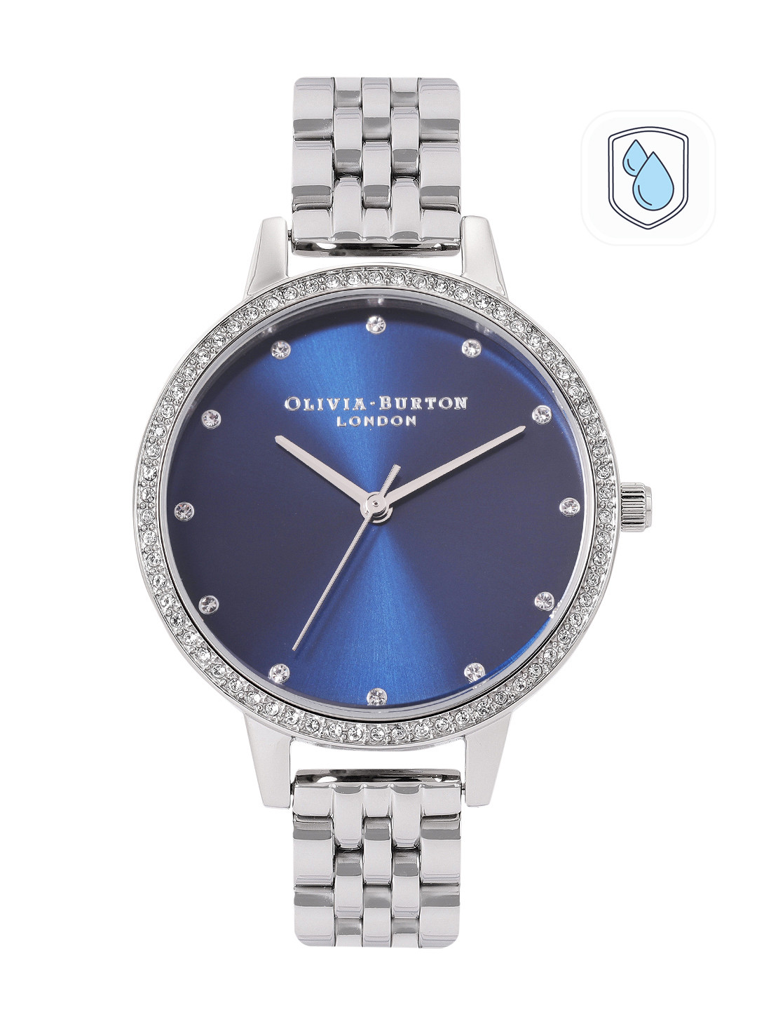 Buy Olivia Burton Women Embellished Dial Stainless Steel Bracelet Style