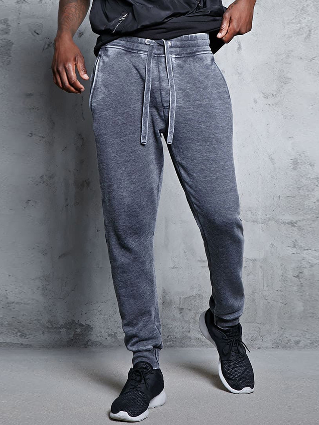 charcoal washed joggers