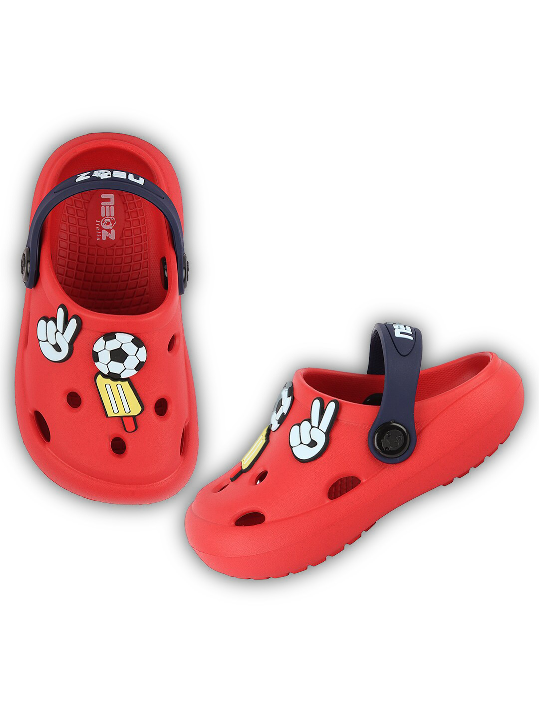 Buy NEOZ Kids Embellished Rubber Clogs Flip Flops for Unisex Kids