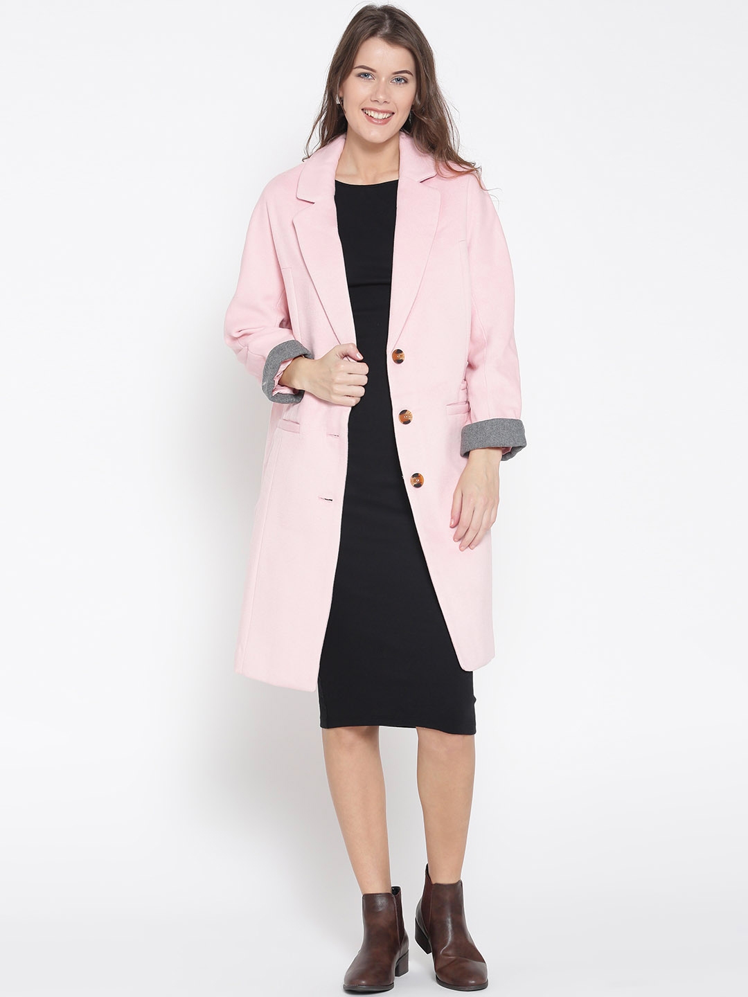 forever new pink coat