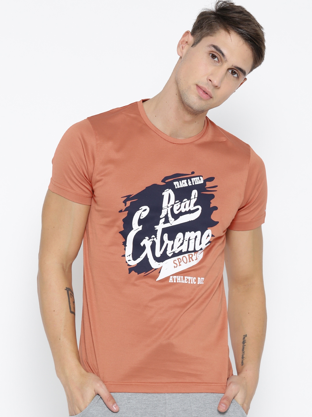 rust colored tshirts