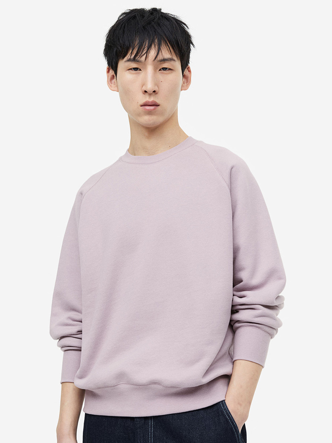 Buy H&M Men Oversized Fit Cotton Sweatshirt Sweatshirts for Men