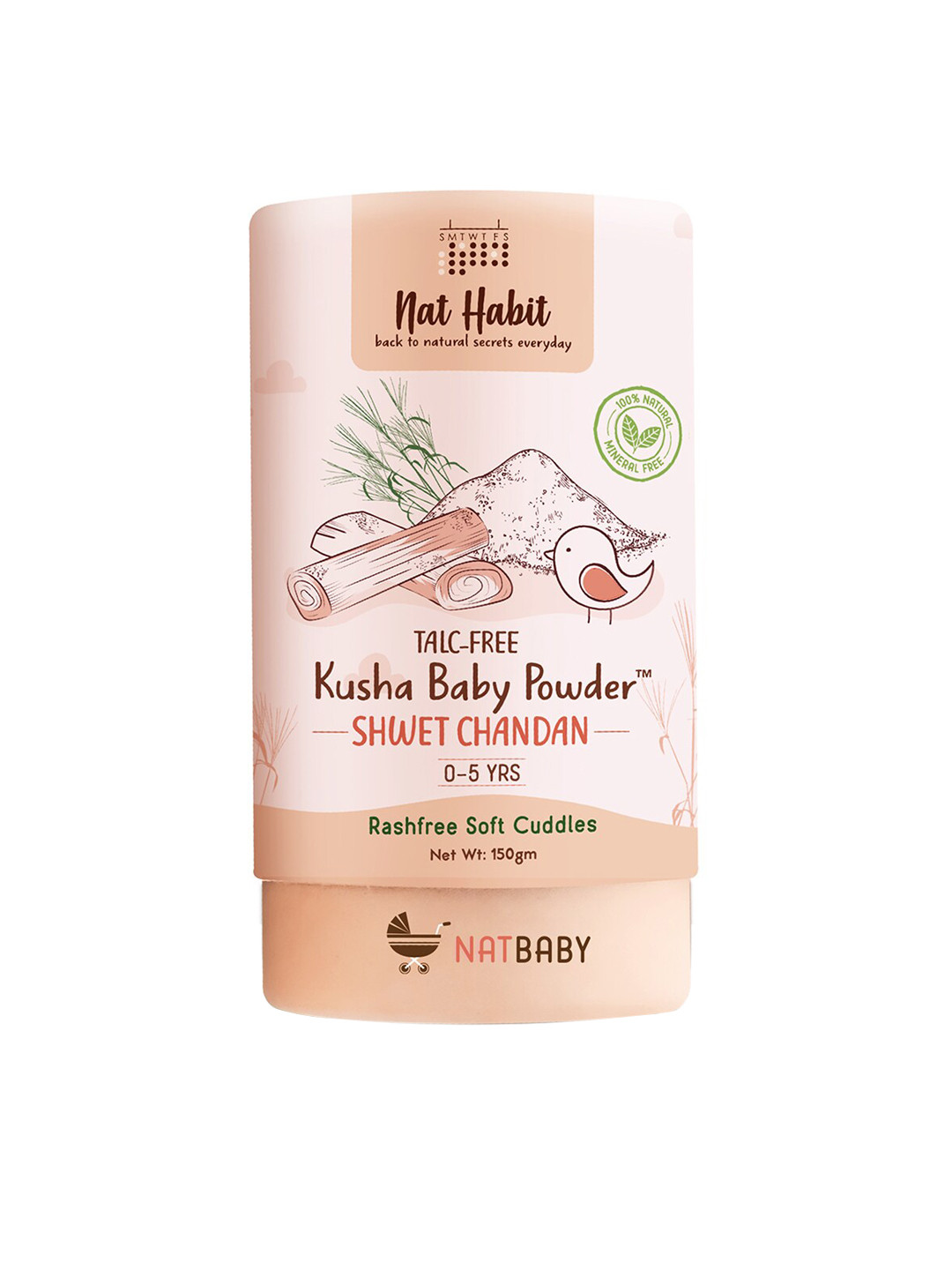 Buy Nat Habit Shwet Chandan Kusha Baby Powder 150 G Baby Powder for