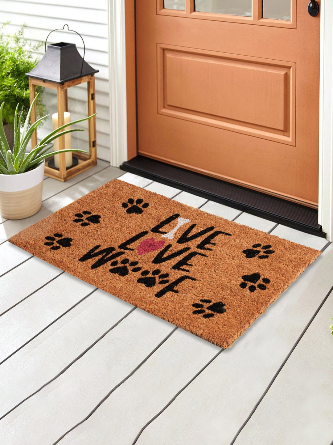 Buy Home Centre Corsica Mystic India Brown & Black Printed Coir