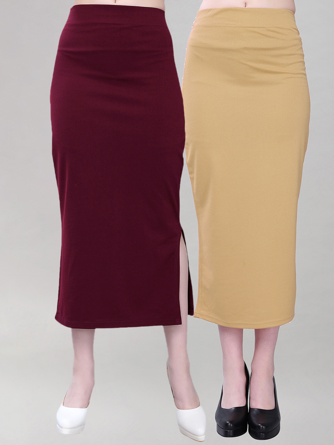 Buy Selvia Pack Of 2 Microfiber Saree Shapewears Shapewear for Women