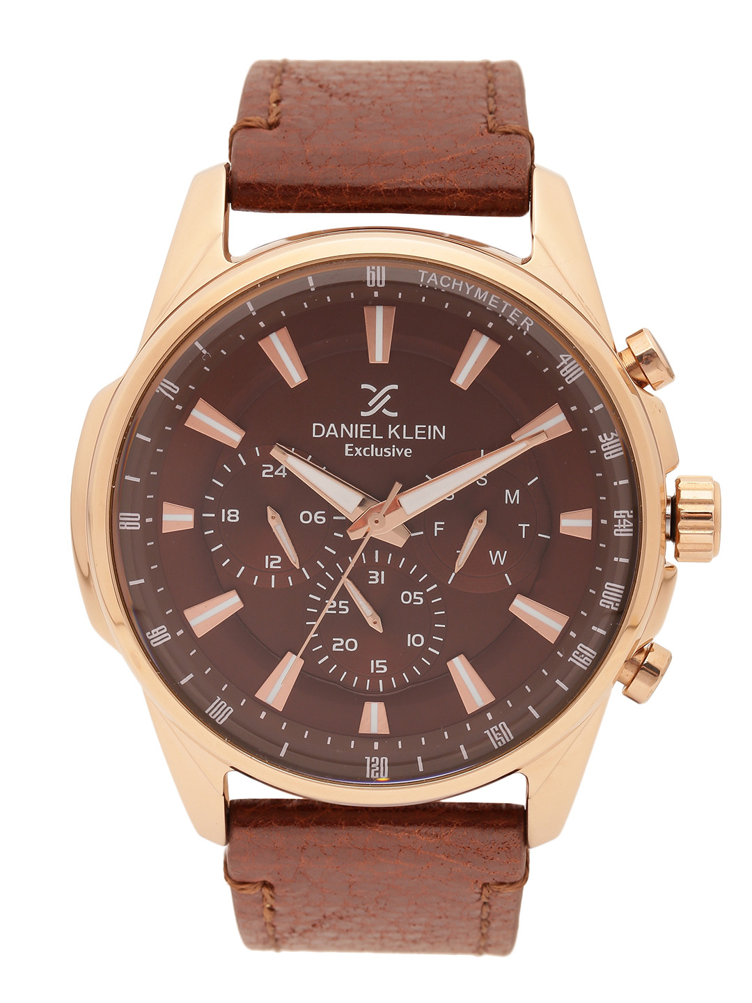 Buy Daniel Klein Exclusive Men Brown Analogue Watch DK11603 5 Watches