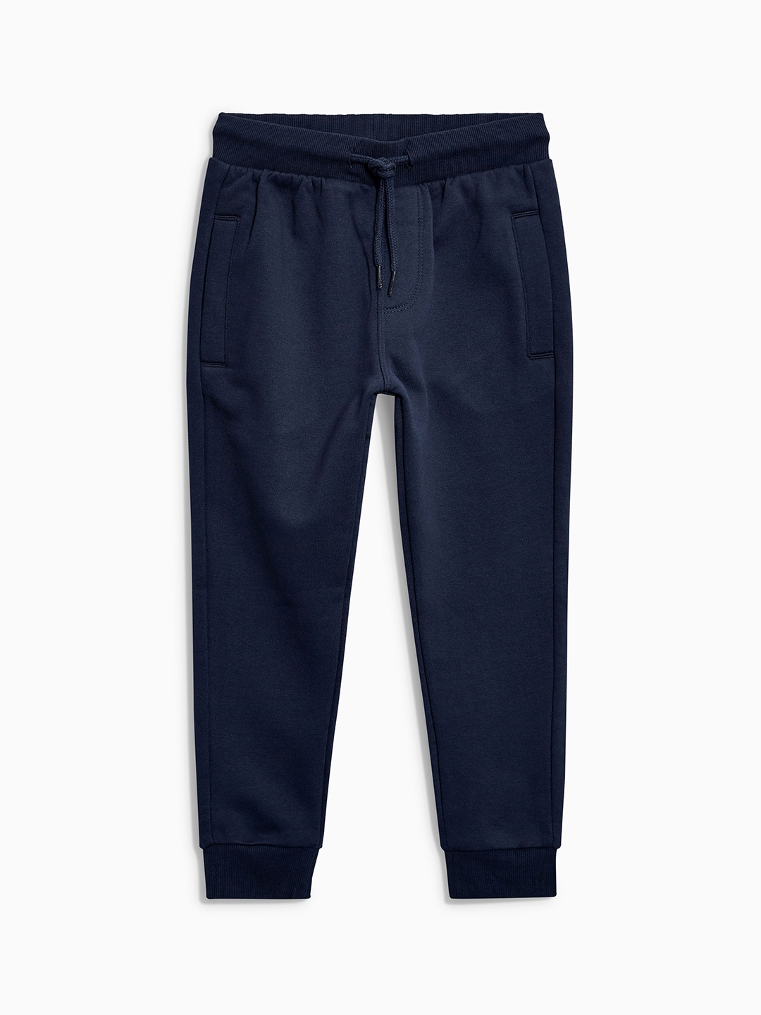 navy cropped joggers