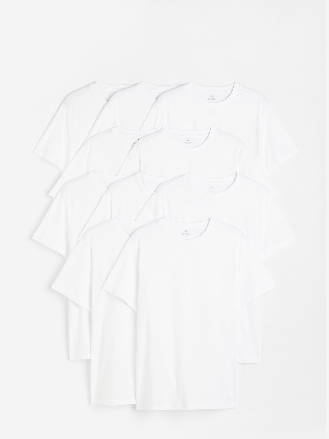 Buy H&M Men 10 Pack Regular Fit Round Neck T Shirts Tshirts for Men