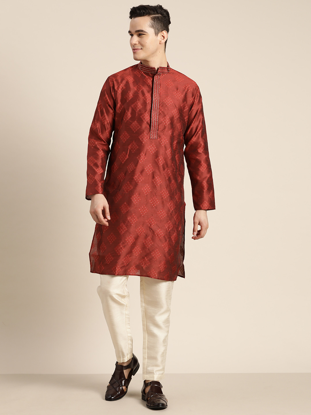 Kurta For Men SOJANYA (seit 1958, Emerald Green, De Produktbild-Vorschau 6