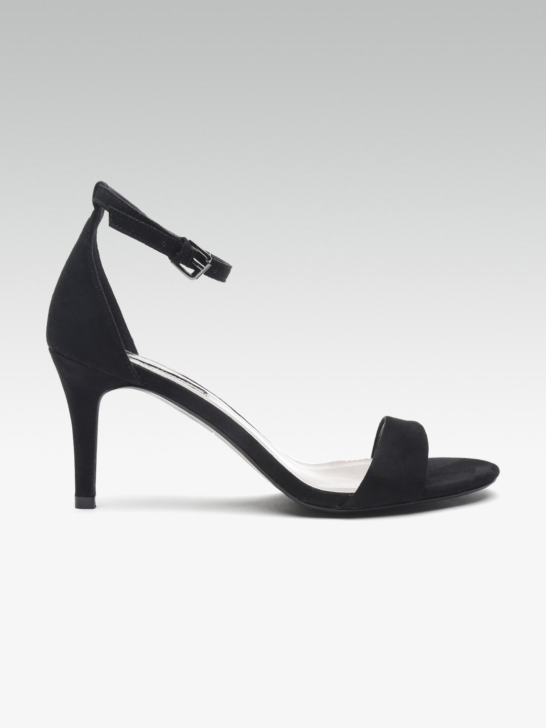 Buy DOROTHY PERKINS Women Black Solid Sandals Heels for Women 2230525